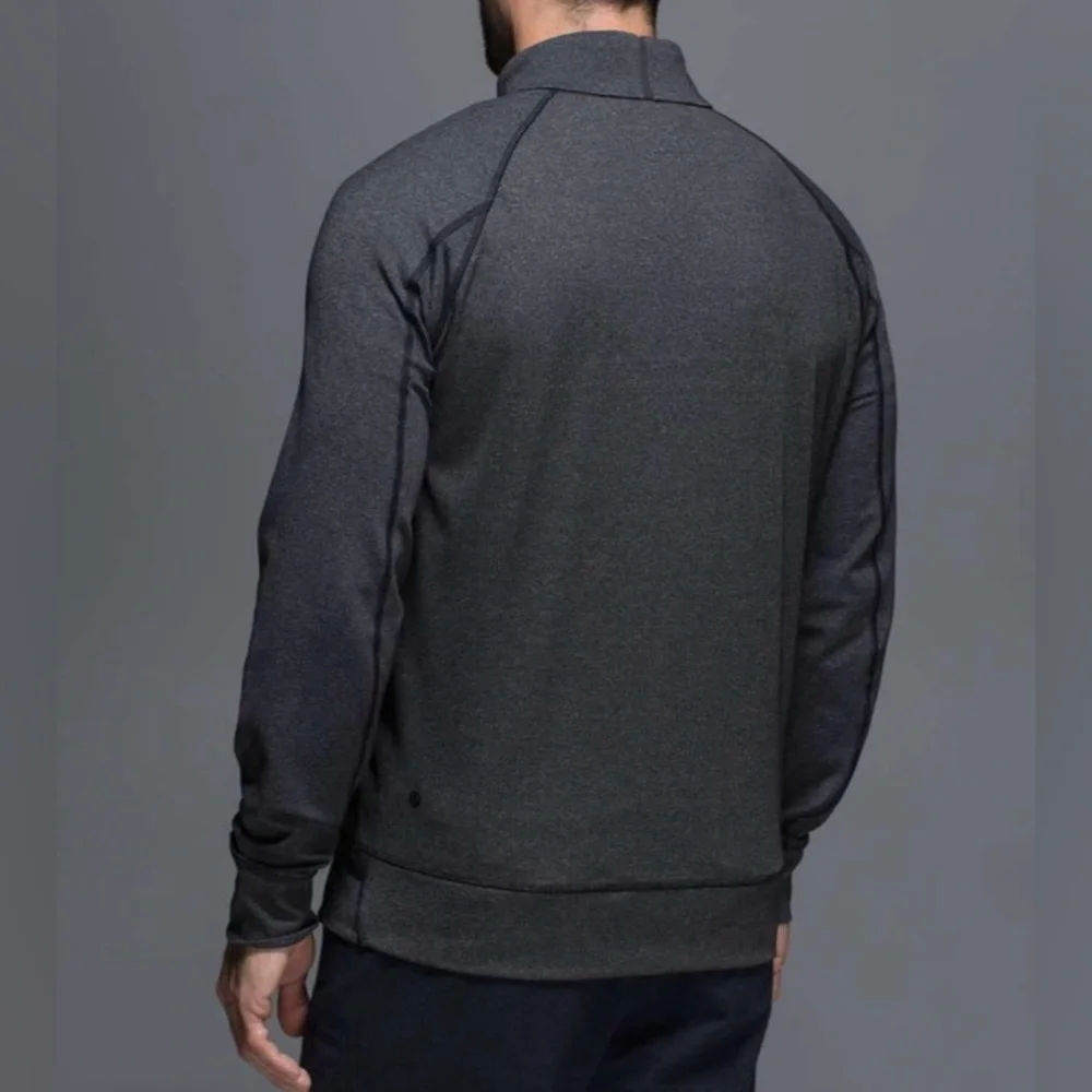 Lululemon Mens Shift Jacket heathered black/ cornflower XXL - Picture 3 of 6